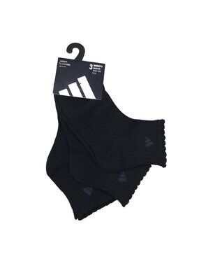 Adidas Womens Superlite Climacool Quarter Socks 3-Pack Lightweight Black